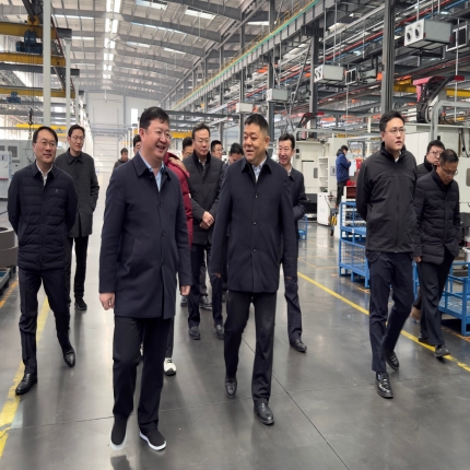 泰興市委書記、市長劉文榮帶隊調研泰隆復工復產情況